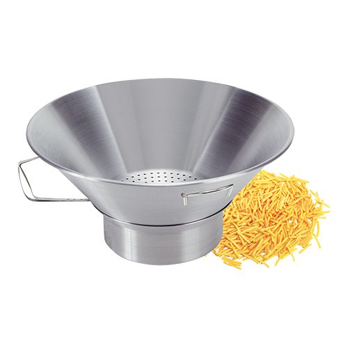 [55073332] 41CM STAINLESS STEEL FRY DRAINER WITH REMOVABLE GREASE COLLECTOR