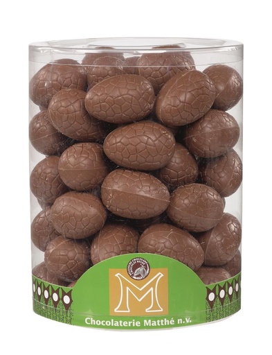 [13030357] HOLLOW MILK CHOCOLATE EGG IN TUBO 6CM 52 X 18GR