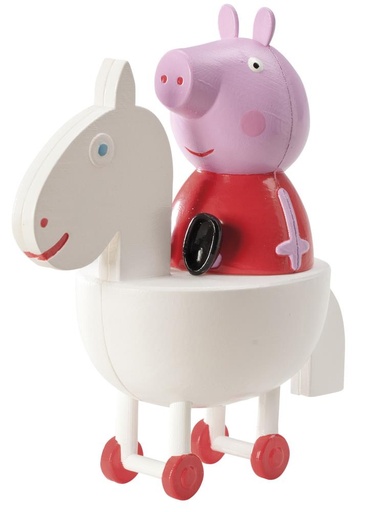 [08041506] PEPPA PIG OP PAARD FIGUUR