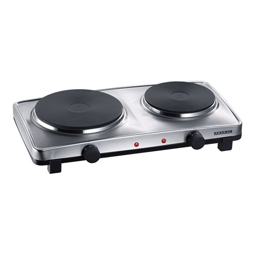 [60503947] SEVERIN WARMER 2 KOOKPLATEN-DIAM 15+18CM2500W