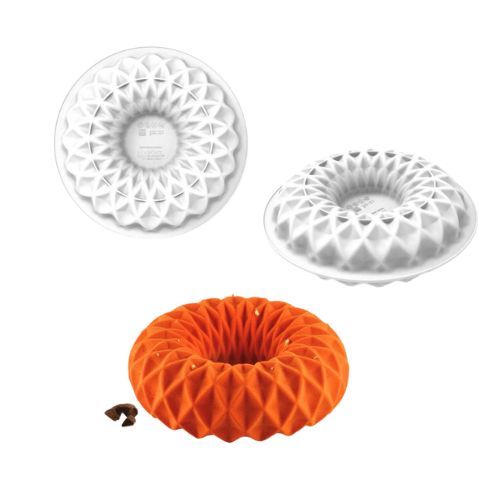 [51661561] SILIKOMART MOULE SILICONE KALEIDO 1100 Ø19CM H6CM VOL 1100ML