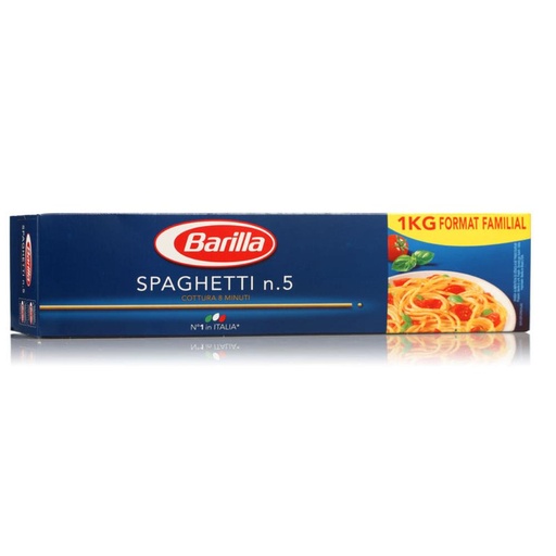 [02100207] PATES BARILLA N°5 SPAGHETTI 1KG
