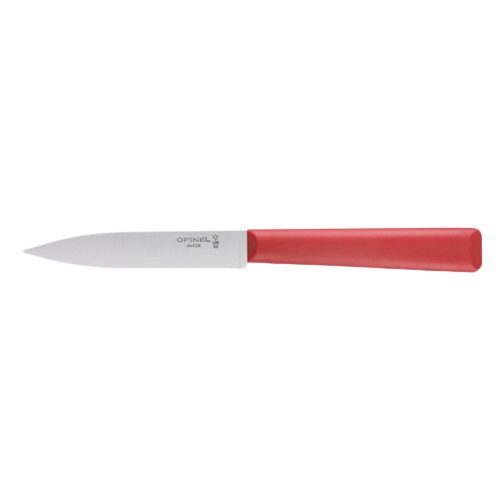 [54917662] OPINEL PARING KNIFE N°312 THE ESSENTIALS+ STAINLESS STEEL/RED POLYMER