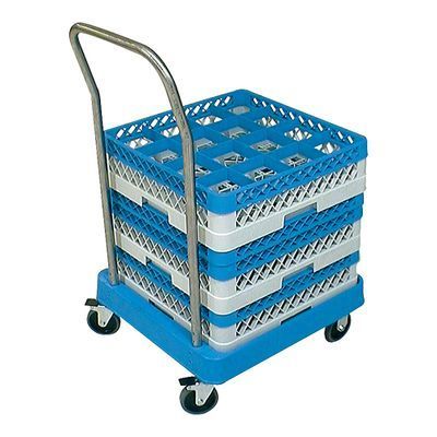 [57660389] CATERRACKS LOCKER TROLLEY MET GELEIDEBALK