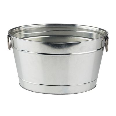 [57663273] SEAU RAFRAICHISSEUR METAL GALVANISE 11 L 40X28XHT22CM