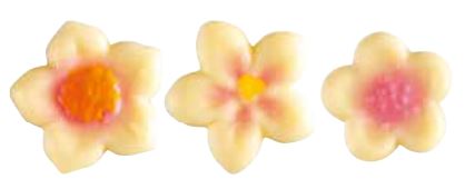 [08057137] 061312 PCB CHERRY BLOSSOMS CB 3 DESIGNS Ø 2.5 CM 108PCS