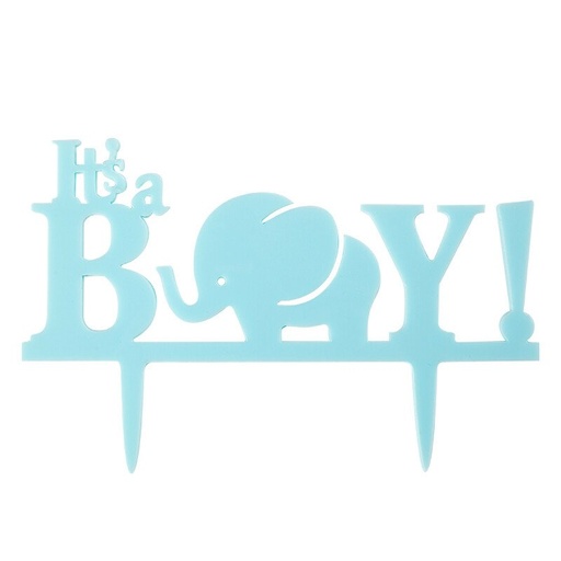 [08054882] 1051515 SPIKE IT'S A BOY! 16X11.5 CM ***S/CDE***