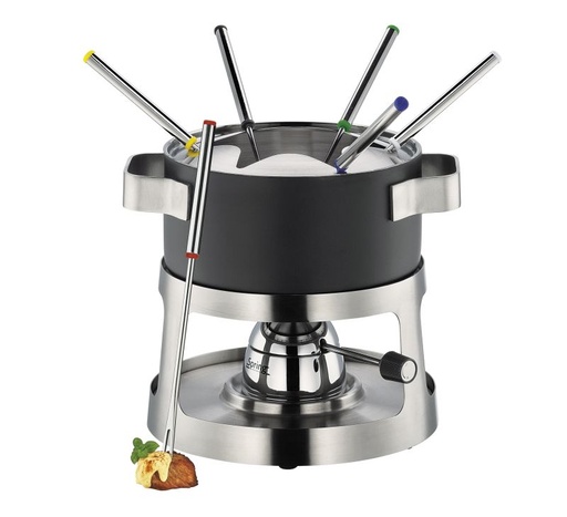 [57662923] SPRING FONDUE ANDERMATT TOUS FEUX NOIR-INOX BRULEUR GAZ