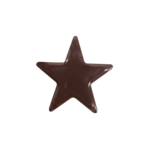 [08082131] 2015073 /15227 DARK CHOCOLATE STAR 2.5CM 175 PCES