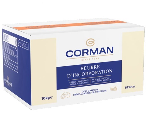 [05010037] CORMAN BEURRE PERFECTION 82% BRIOCHE & CAKE COLORE CAROTENE 10 KG 0029090 - 28322901