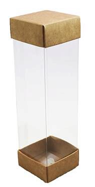 [42405061] ETUI ZUIL MET KRAFT HOUDER H18CM BASIS 50X50MM 10 STUKKEN=PAK