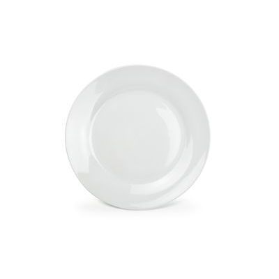 [74500200] BONBISTRO BASIC PLATE 1ST PRIZE WIDE RIM 27CM WHITE PORCELAIN - 750753