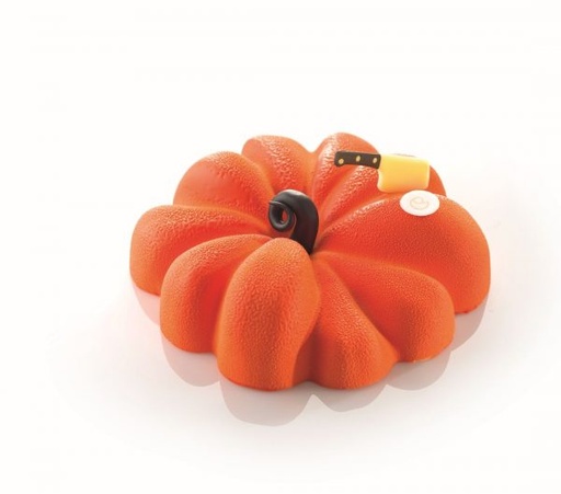[08057633] 070530 PCB PUMPKIN ENTREMET MOLDS FOR 30 PIECES Ø 16 CM D 4.4 CM 30PCES ***S/CD***