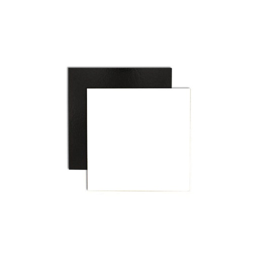 [27665354] ZWART/WIT PET VIERKANT KARTON 24X24 CM 50 STUKS FOST PLUS INBEGREPEN