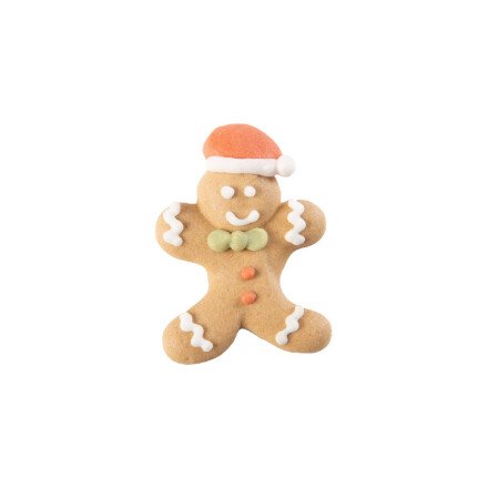 [08054485] 1014575 GINGERBREAD MAN SUGAR 4 CM 100 PIECES ***S/CD***