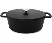 [57657827] BAUMALU "BLACK DESIGN" ROUND CAST IRON COCOTTE 24CM4.2L
