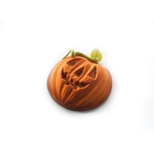 [08057931] 074243 PCB PUMPKIN ENTREMET MOLDS FOR 30P. 15.8X16.5CM H.4.7CM WITH JAM. 30PCES ***S/CD***
