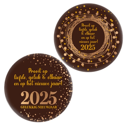 [08031621] 2014857 /14836 NEW YEAR LETTER NL Ø 12 CM 2025 10 PCES