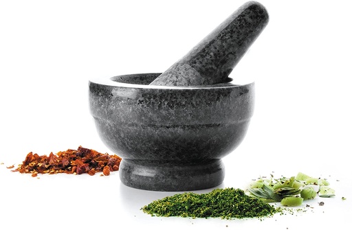 [57663347] LACOR MORTIER+PILON GRANIT NOIR 12X8CM-BAS