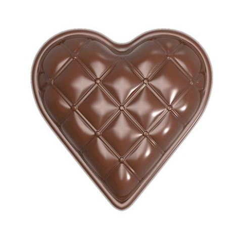 [70410646] MOULE À CHOCOLAT COEUR CHESTERFIELD CW189213.5X27.5CM 3X6 5GR