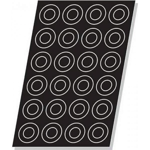 [70408544] SF-01087 FLEXIPAN®AIR PARIS BREST 60X40CM 24EMP Ø8CM H1.5CM VOL 50ML