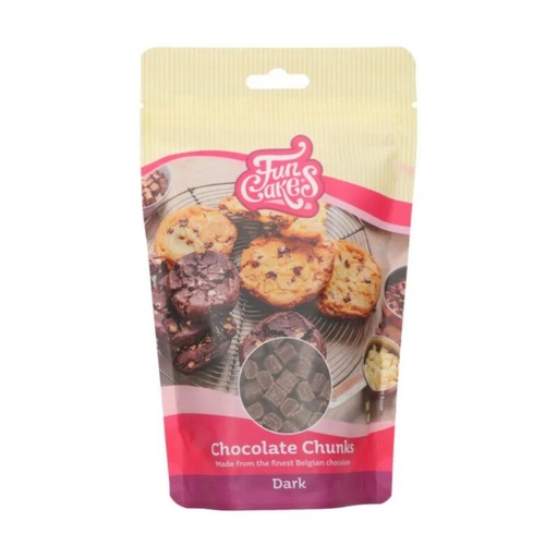 [08053381] FUNCAKES CHUNKS ZACHTE BAKCHOCOLADE 350GR