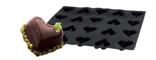 [70408352]  FP-01073 FLEXIPAN® ORIGINELE HARTBOMB 60X40CM 20EMP 7.5X6.5CM H3.5CM VOL 81ML