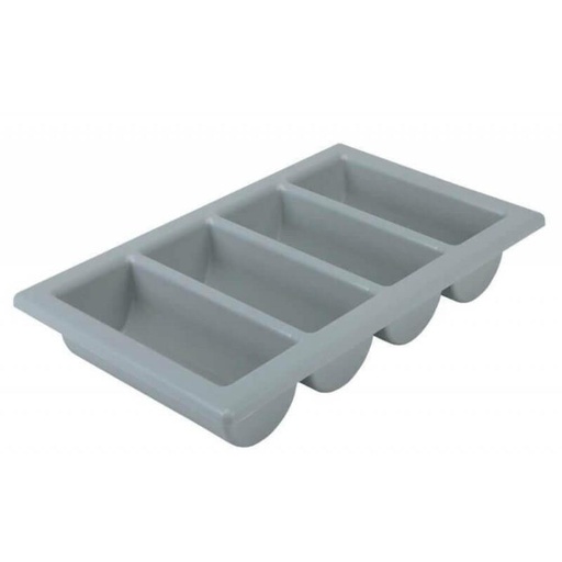 [57661945] 4-COMPARTMENT GREY CUTLERY LOCKER