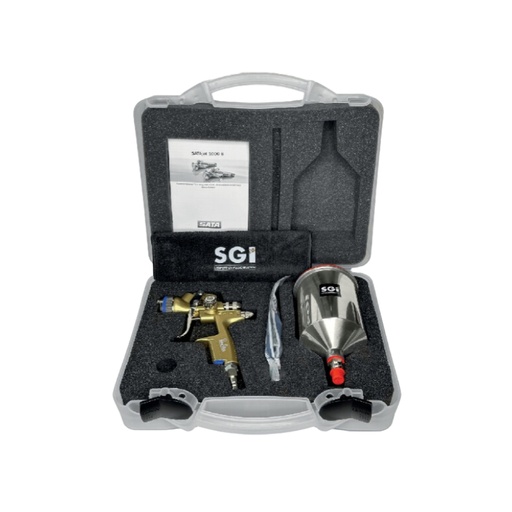 [54300704] SGI CASE WITH SATAJET1000 B RP PASTRY 3 GUN AND ACCESSORIES