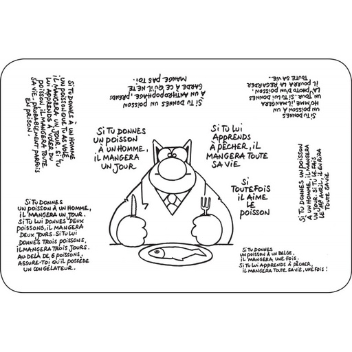 [60230916] PLACEMAT DE KAT 45X30CM P.GELUCK