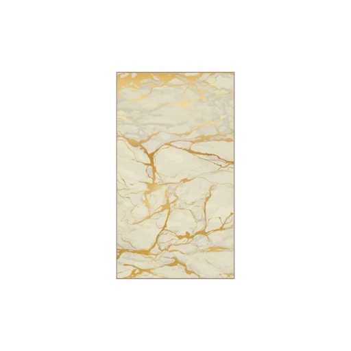 [08058419] 1081091 TRANSFER MARBLE GOLD 30X40 CM 12PCS ***S/CDE***
