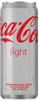 [02050406] BOISSON COCA COLA *LIGHT* CANETTE SLEEK  24 X 33CL