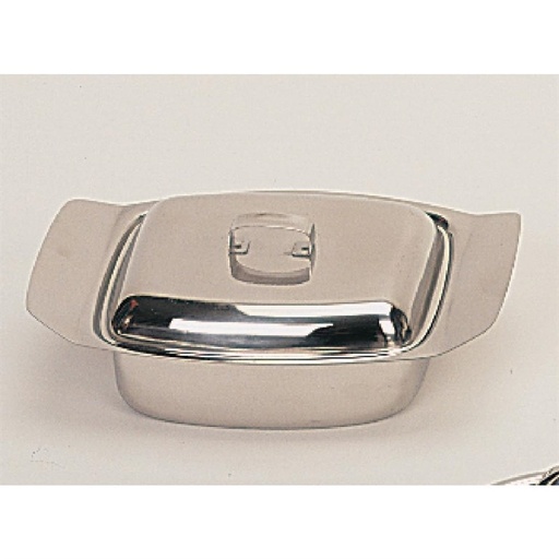 [57660789] BEURRIER INOX A/C 11.5X18.5CM