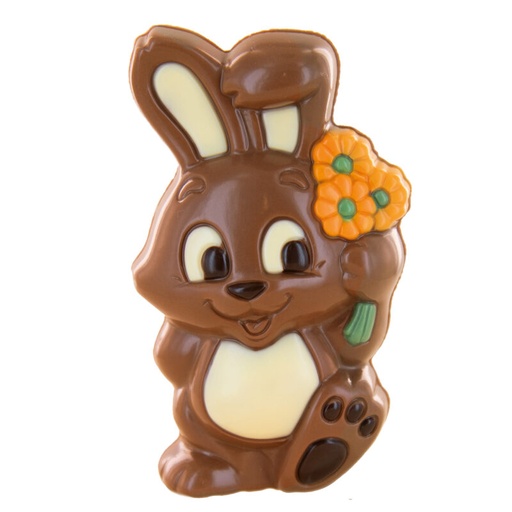 [13030433] HOLLOW RABBIT FLO COLOURED MILK 8 X 75G