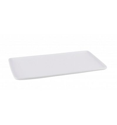 [60251736] HYATT RECTANGULAR DINNER PLATE 28X15XH2CM PORCELAIN - B3329V
