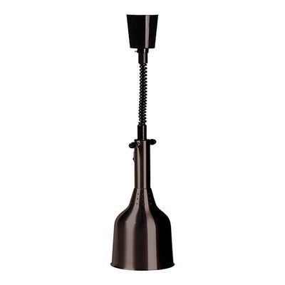 [57660306] ABAT JOUR NOIR 18CM P/LAMPE CHAUFFANTE INFRA RGEA/RESSORT EXTENSIBLE 137CM