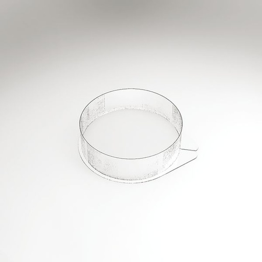 [08057659] 070557 PCB ROUND FLAT ENTREMET MOULDS FOR 100 PIECES Ø 16 CM D. 4.5 CM 100PCES ***S/CD***