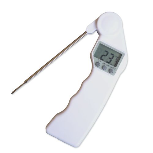 [52902045] ALLA DIGITAL THERMOMETER ROTATING STAINLESS STEEL PROBE 125MM FROM-50° TO +300°