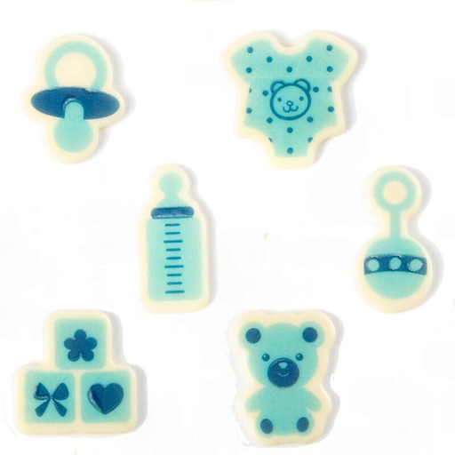 [08034380] 2051535 ASS NAISSANCE GARÇON 4CM 72PCES ***S/CDE***