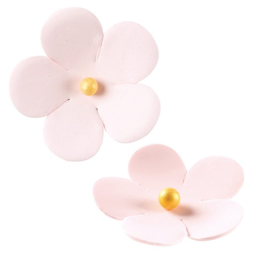 [08063272] *FF* 1066065 FLEUR AVEC PERLE DORÉE 4CM 72 PCES ***S/CDE***