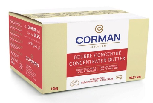 [05010097] CORMAN 26851501 (PP) BEURRE CONCENTRE CREME AU BEURRE BLOC 10KG 