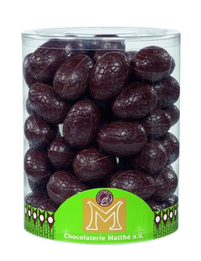 [13030356] HOLLOW DARK CHOCOLATE EGG IN TUBO 6CM 52 X 18GR