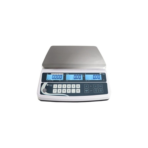 [60533478] BAXTRAN COMMERCIAL SCALE XTA DUAL 6/15KG-2/5GR10PLU-COUNTER APPROVED-PAN 20X26 - 261190