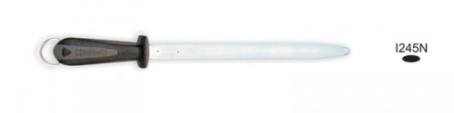 [50411234] FISCHER SLIJPSTUURWIEL OVAAL 30CM BI-MATERIAAL ZWART HANDVAT