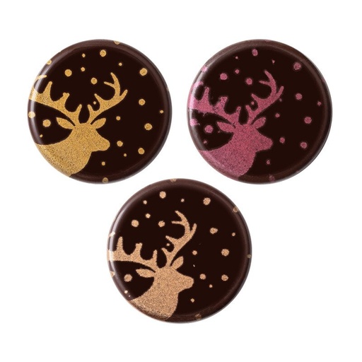 [08054954] 2015458 REINDEER DISC 3CM 175PCS ***S/CDE***