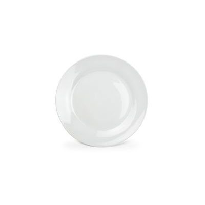 [74500198] BONBISTRO BASISBORD 1E PRIJS BREDE RAND 24 CM WIT PORSELEIN - 750752
