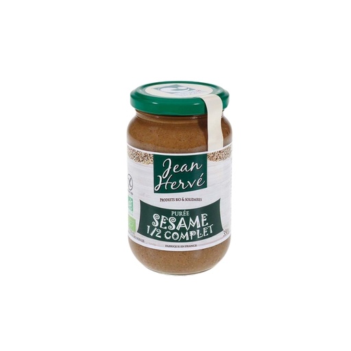 [08059065] JEAN HERVÉ SEMI-COMPLETE SESAM PUREE - BIOLOGISCHE TAHIN 350GR