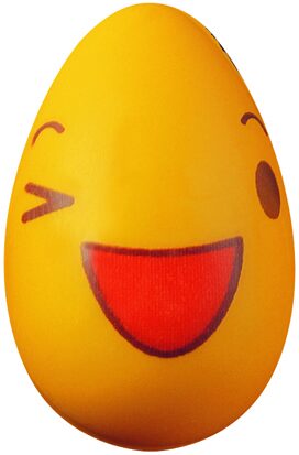 [08057036] 061198 PCB HALF-SHELL EGGS CB FACES 5 DESIGNS 3.4X2.3 CM 630PCS ***S/CD***