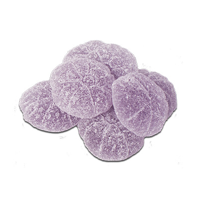 [14020136] JORIS PURPLE FLOWER CANDIES 1KG
