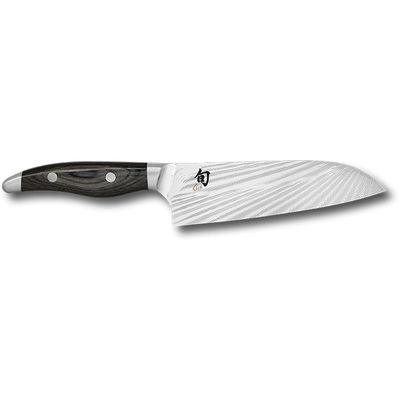 [57661290] KAI SHUN NAGARE SANTOKU MES 18CM DAMAST - NDC-0702